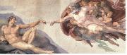 Michelangelo Buonarroti The Creation of Adam painting